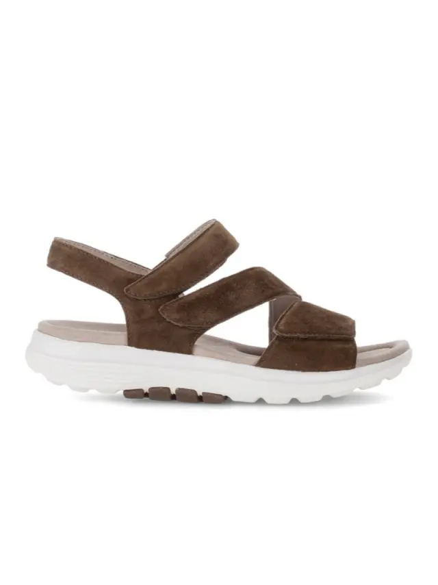 Gabor Πέδιλα Γυναικείο δέρμα Nubuck Καφέ GAB/86813 44-CACAO 3