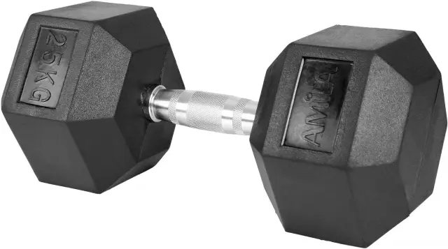 AMILA Αλτήρας Εξάγωνος Rubber Cover Class A - 25,0Kg (84545) 2