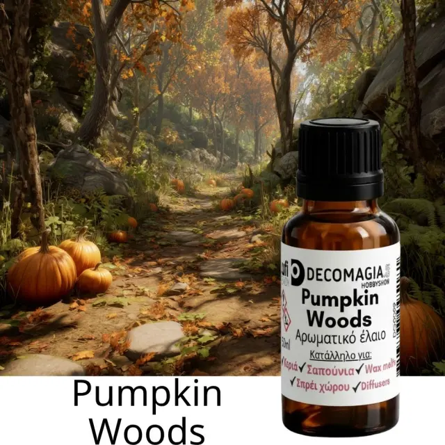 Άρωμα για κερί και σαπούνι 50ml, Pumpkin Woods