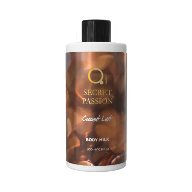 Qure  300ml Secret Passion Coconut Lust Body Milk