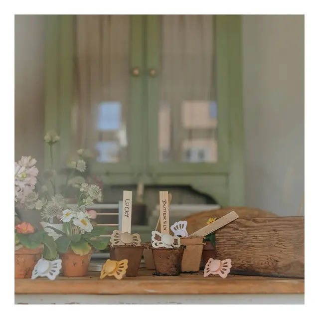 Σετ 2 Ανατομικές Πιπίλες Σιλικόνης FRIGG Butterfly Cream/Blush 0-6 Μηνών Baby Oliver 3