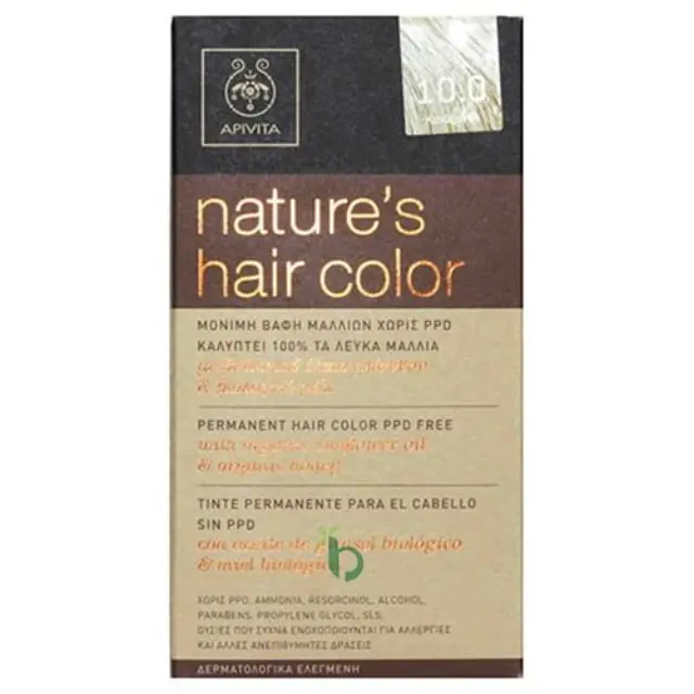 APIVITA NATURE`S HAIR COLOR 10.0 ΚΑΤΑΞΑΝΘΟ