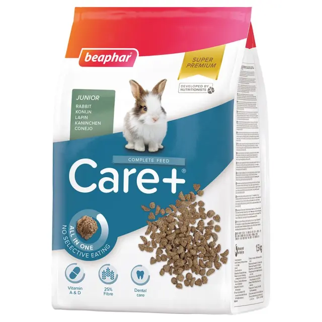 Beaphar Care+ Rabbit Junior - Τροφή για Νεαρά Κουνέλια - 1.5kg