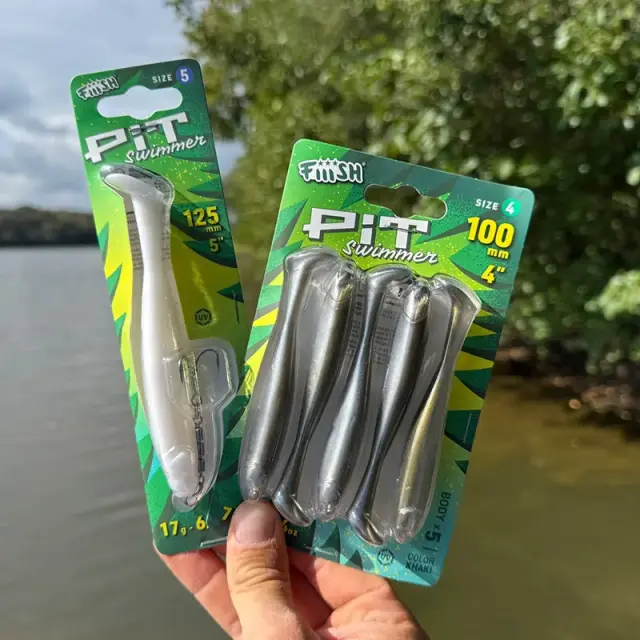 Σιλικονούχο Fiiish Pit Swimmer Νο 5 Combo – Μαλακό Τεχνητό Υψηλής Απόδοσης για Ρηχά Νερά PS7530 - Khaki 2