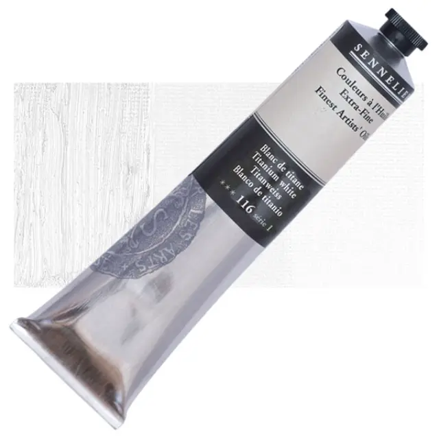 Sennelier Λάδι Finest Artists Oil 116 Titanium White - 200ml