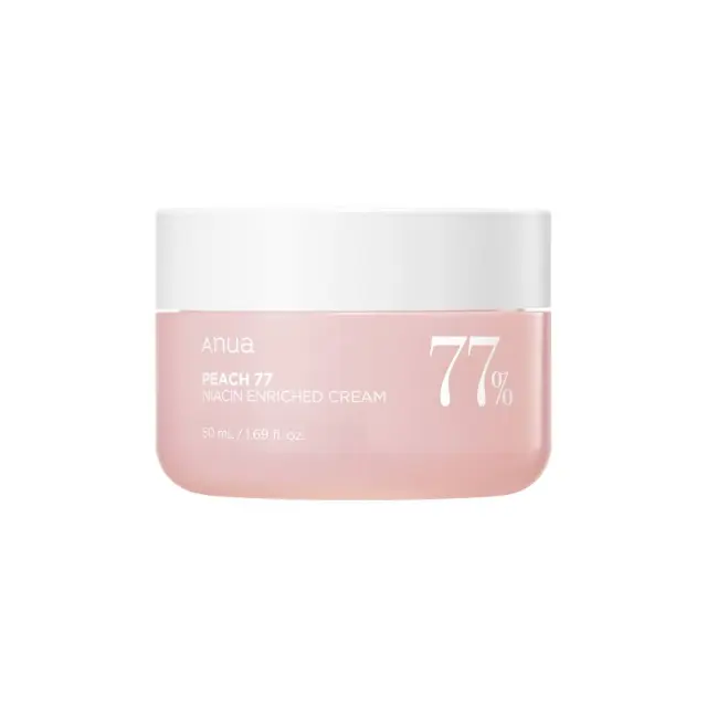Anua Peach 77% Niacin Enriched Cream – Ενυδατική κρέμα-τζελ με προβιοτικά για ελαστικό δέρμα 50ml
