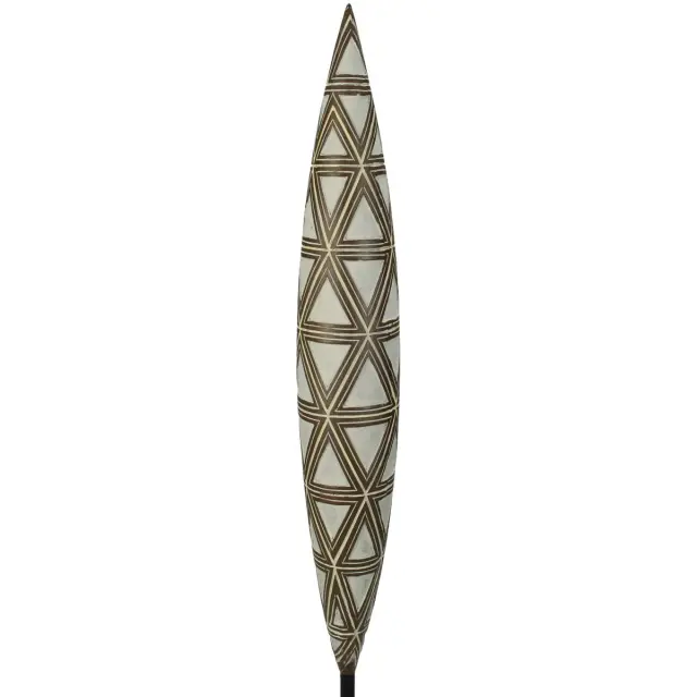 Διακοσμητικό Tribal Καφέ Polyresin 10X10X45cm 2