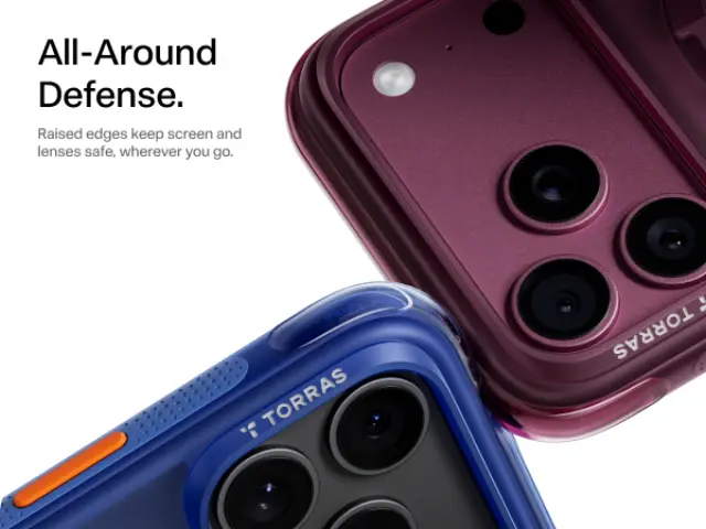 Torras Ostand Q3 Air Cosmic, purple - iPhone 18 Pro Max 2