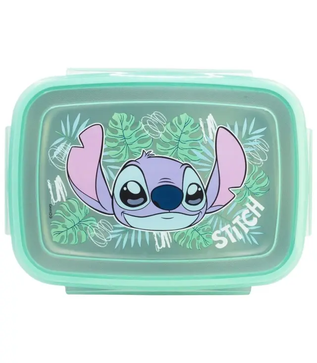 Φαγητοδοχείο ανοξείδωτο ROUNDED STAINLESS STEEL RECTANGULAR SANDWICH BOX 1090 ML STITCH ALOHA 31742 3