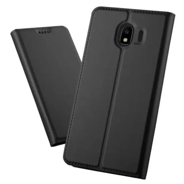 OEM Θήκη Βιβλίο Μαγνητική Με Δυνατότητα Stand για Samsung Galaxy J4 2018 Μαύρη