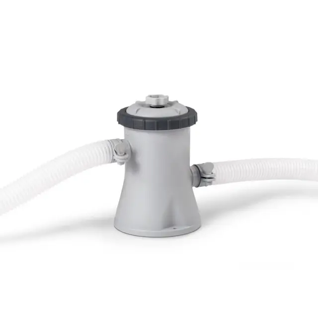 Intex Easy Assembly (28108NP).Πισίνα Εύκολης Συναρμολόγησης - Ανθεκτικό σε Διάτρηση Υλικό, με Φίλτρο 220-240V, 1942Lt. - 244x61εκ, 6+Χρ. 3