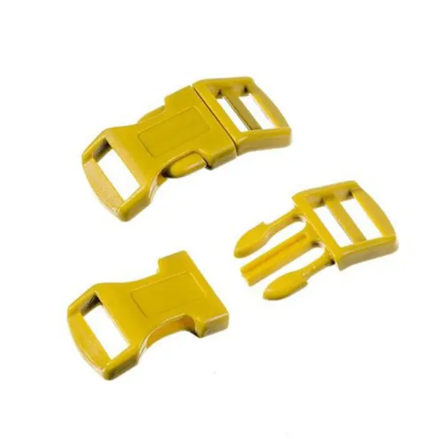 Κούμπωμα Κλιπ 16/20mm για Paracord 8τεμ – Golden Yellow