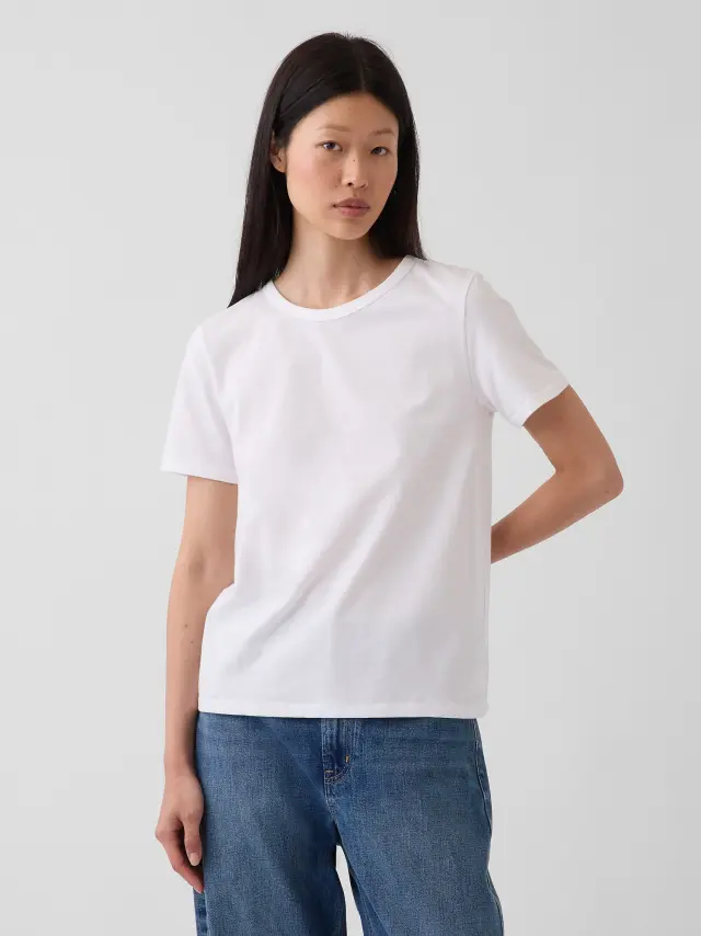 Άσπρη Vintage Μπλούζα από 100% Οργανικό Βαμβάκι Fresh white - XS
