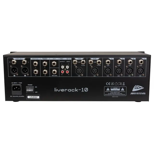JBSYSTEMS LIVERACK-10 ΚΟΝΣΟΛΑ ΗΧΟΥ 2