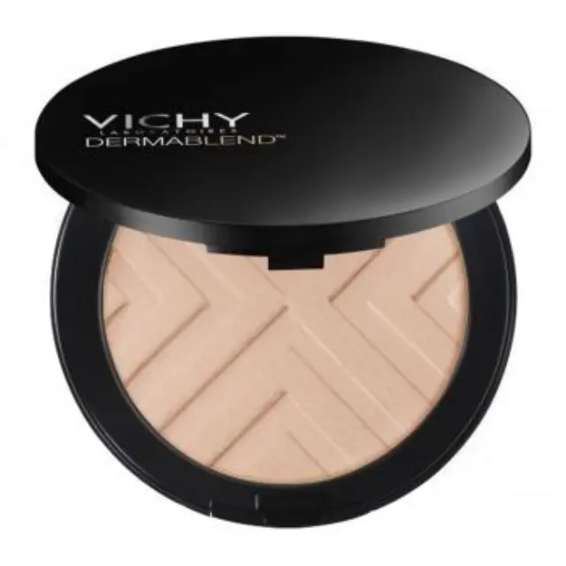 Vichy Dermablend Covermatte Compact Powder Foundation SPF25 Nude 25, Για Μικτές, Λιπαρές, με Τάση Ακμής Επιδερμίδες, 9.5gr 3