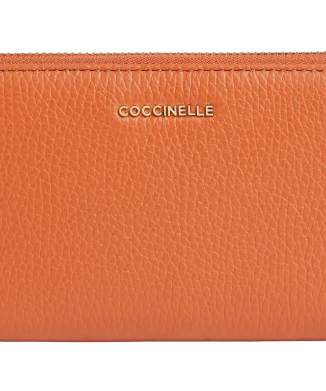 Coccinelle - Γυναικείο Πορτοφόλι Metallic Large E2MW5113201-R41 Πορτοκαλί 3