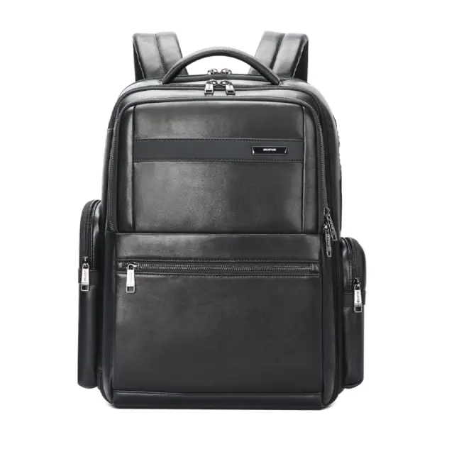 Δερμάτινο Σακίδιο πλάτης Αντικλεπτικό 30L Laptop 17,3 Bopai 61-121961 μαύρο - One Size