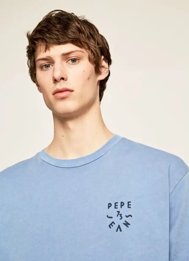 PEPE JEANS JULIUS ΑΝΔΡΙΚΗ ΜΠΛΟΥΖΑ - 566/WELLER BLUE 3