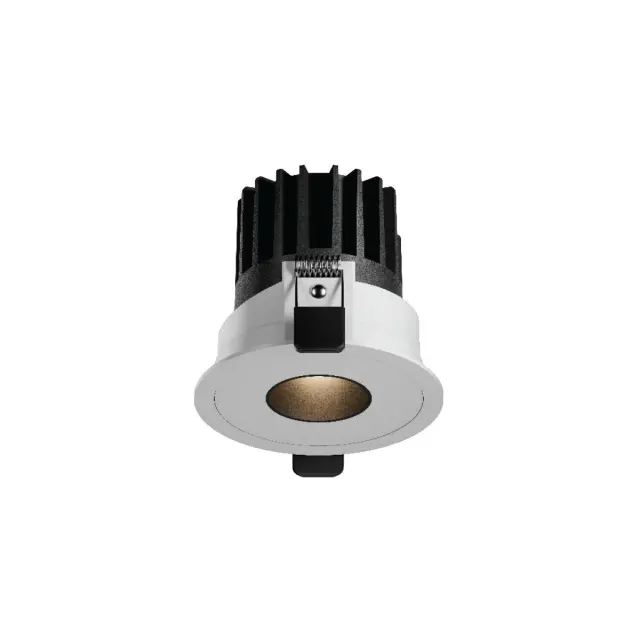 San 04616/B/W Χωνευτό οροφής dark led 3000K 12W 15° λευκό Άσπρο
