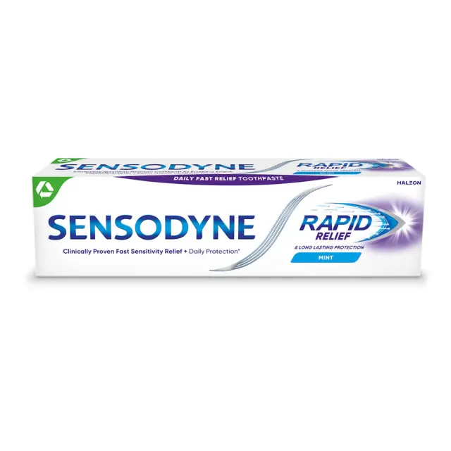 SENSODYNE Rapid Relief Οδοντόκρεμα για Γρήγορη Ανακούφιση από την Ευαισθησία 75ml. 2