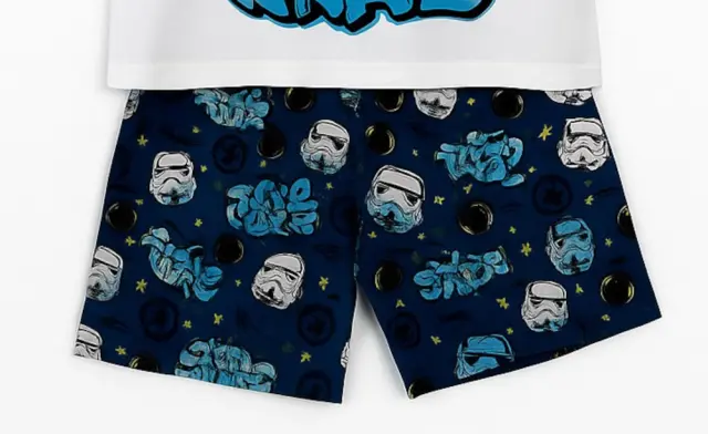 Πιτζάμα Καλοκαιρινή Star Wars Black 80102110006 - 6-7 Y (122cm) 3