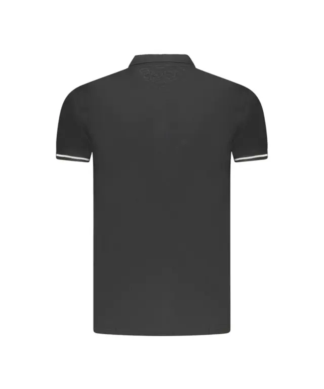 Cavalli Class - Ανδρική Μπλούζα Κοντομάνικη Polo Πικέ TXT64RKB002-05051 Μαύρο 2