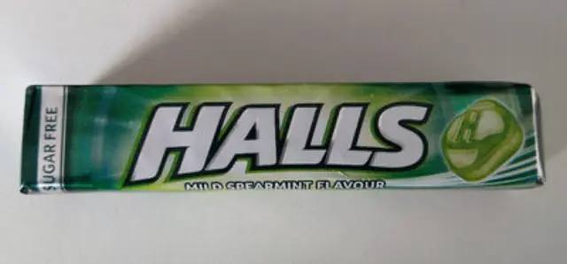 Halls Καραμέλα Δυόσμος Χωρίς Ζάχαρη 32gr 1 τμχ