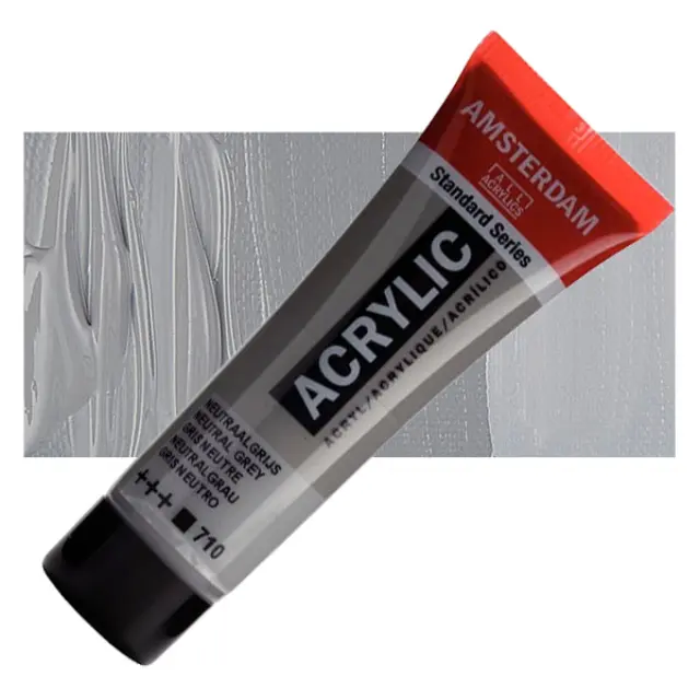 Ακρυλικό Talens Amsterdam 710 Neutral Grey - 20ml