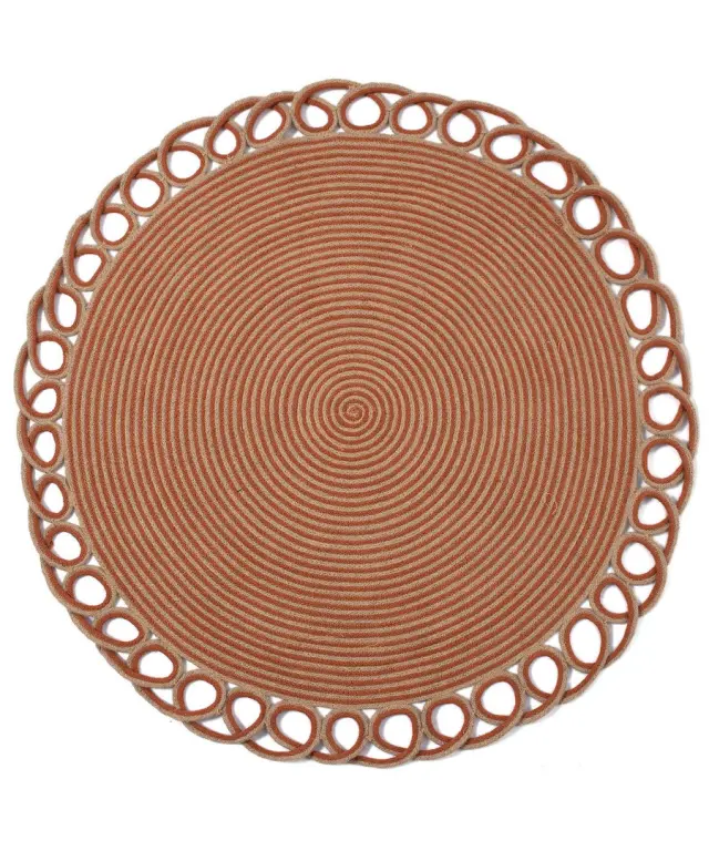 Χαλί γιούτα 1911 (200cm) rust - -