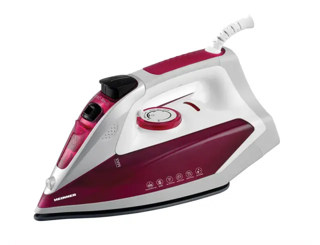 Σίδερο ατμού Heinner HSI-2200PP με ισχύ 2400W και χωρητικότητα νερού 190 ml HSI-2200PP