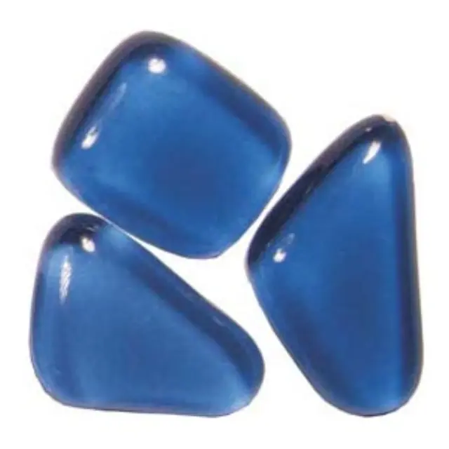 Γυάλινες Ψηφίδες Soft Glass - Blue - Πολυγωνικές - 200gr