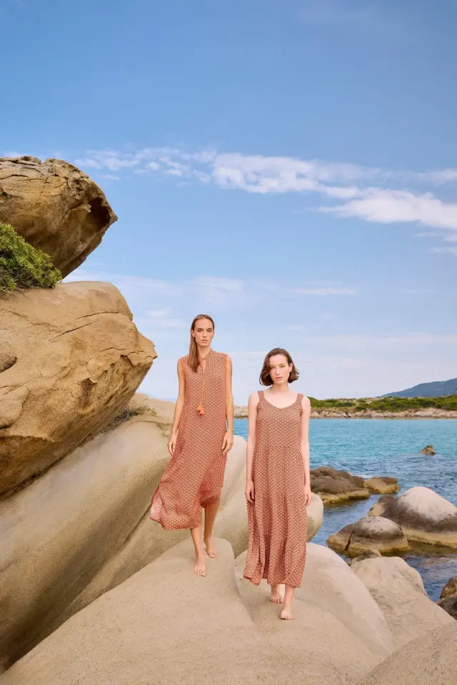 Beachwear Long Prism B614 Type Pink Label