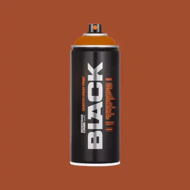 Montana Black Spray Paint 400ml BLK-1060 Hazle