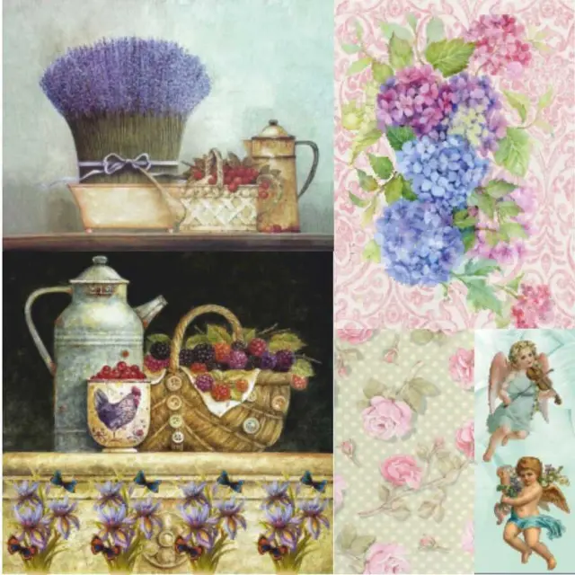 Artebella Αυτοκόλλητο Χαρτί Ντεκουπάζ Mixart Transfer 25x25cm 6023V