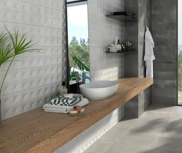 Πλακάκι Τοίχου KARAG KOKE RELIEVE BLANCO MATE 20X60