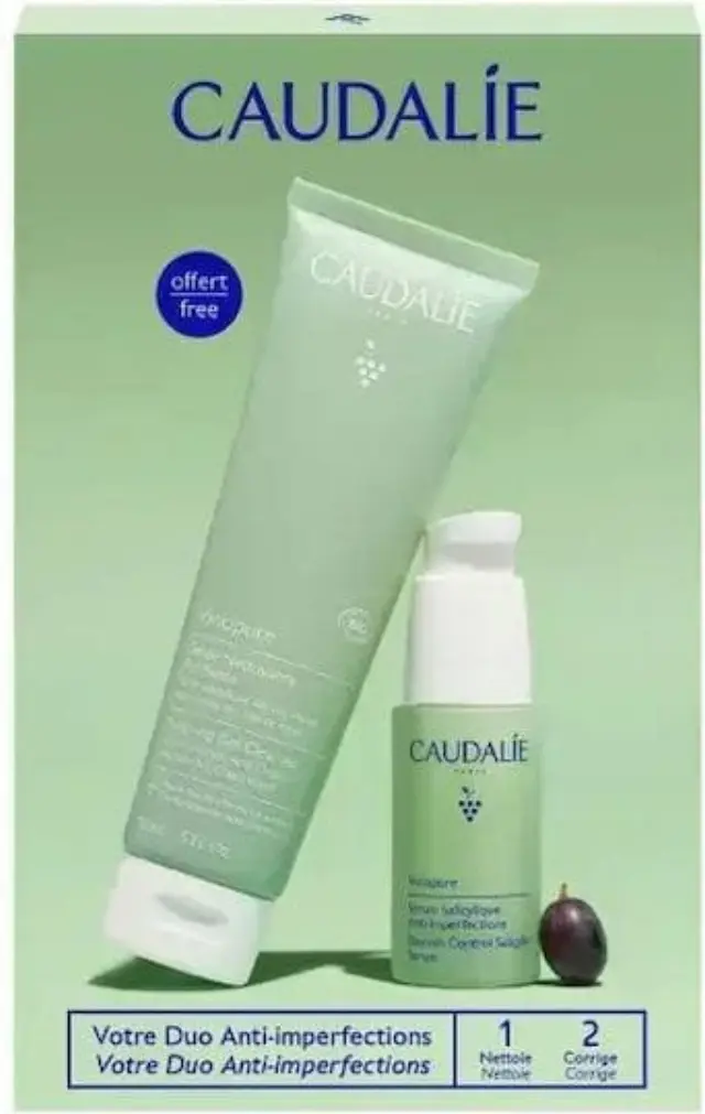 CAUDALIE Promo Pack Blemish Control Salicylic Serum Κατά των Ατελειών 30ml & Vinopure Purifying Gel Cleanser 150ml