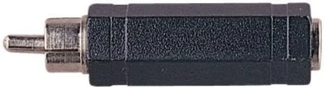 ELECTROVISION Phono Plug to 6.35 mm Stereo Socket Adaptor (F383A) 2