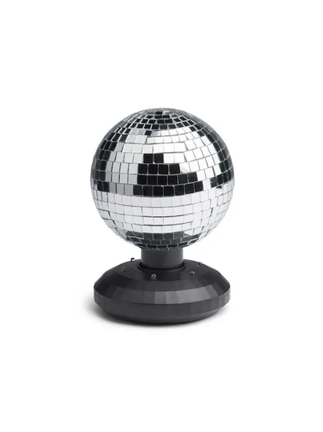 LIGHT - UP - LED Mirror Disco Ball 16cm (MCDC004) - Toys