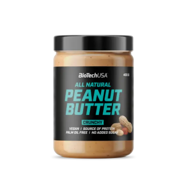 Biotech USA Φυστικοβούτυρο Τραγανό Peanut Butter Crunchy 400gr