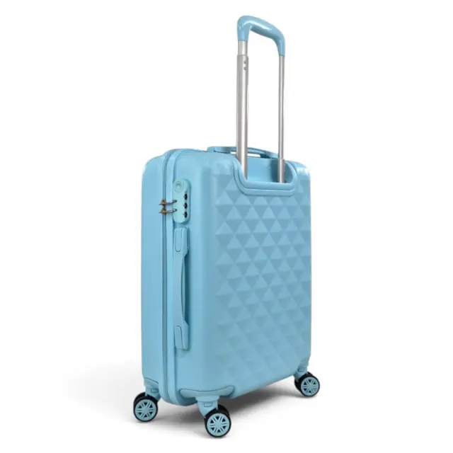 Σκληρή Βαλίτσα Καμπίνας PLAYFULBAGS PS067C. (55x40x20) Max 40lt - Ροζ/Χρυσό 3