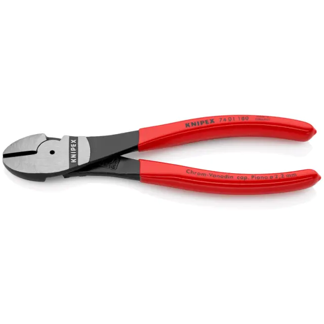 Knipex 7401180 Πλαγιοκοφτης με ψιλή μόνωση και με μετατοπισμένο άξονα Νο180mm
