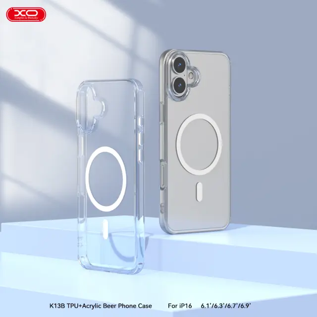 XO K13B iP 16 plus/15 plus 6,7" TPU+Ακρυλική Θήκη με Ενσωματωμένο Μαγνήτη 16.011.0048 3