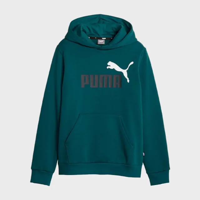 Puma Kids Essentials+ 2 Color Big Logo Fleece Hoodie Πετρόλ 586987-08 (Puma) - 110