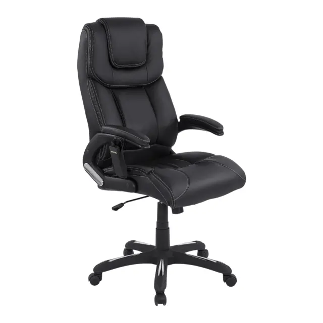 Καρέκλα γραφείου Thorin με Massage μαύρη Homemarkt 62x70x127 εκ.