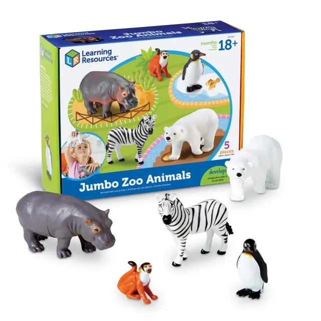 Learning Resources Jumbo Zoo Animals (18+ μηνών) LER0788