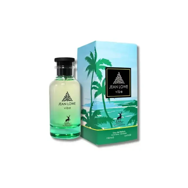 Maison Alhambra Jean Lowe Vibe Eau de Parfum 100ml Unisex Άρωμα με Νότες Εσπεριδοειδών, Μέντας, Βερίκοκου + Σύκου