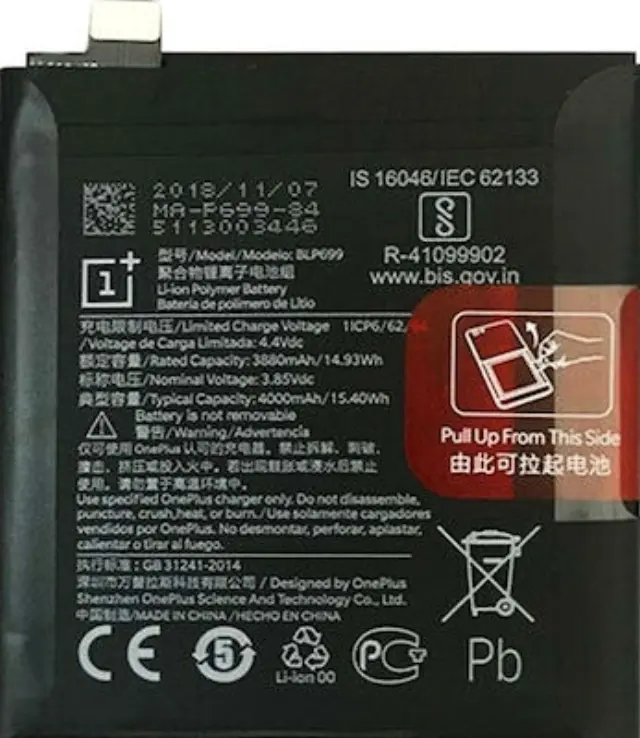 OnePlus BLP699 (OnePlus 7 Pro) 4000mAh original bulk