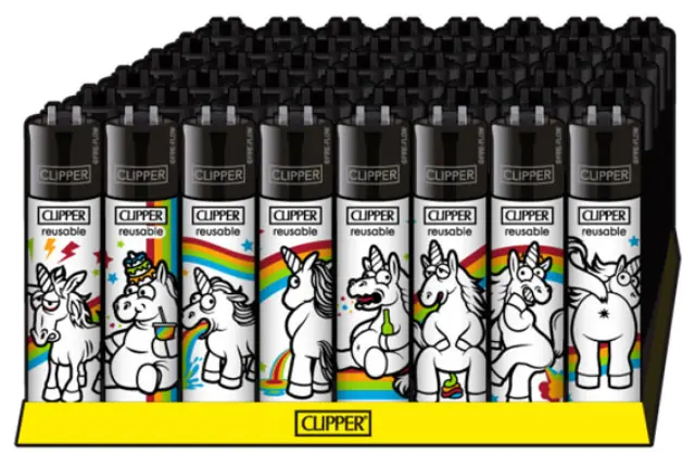 Clipper Αναπτήρας Μεγάλος - Unicorn Best Of 2