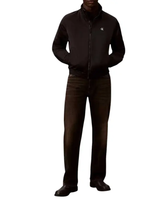 Calvin Klein - Ανδρικό Τζάκετ Ls Padded Nylon Harrigton LV04RG500G-UB1 Μαύρο 2
