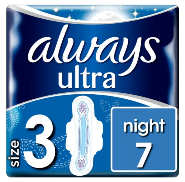 Always Ultra Σερβιέτες Day + Night (Μέγεθος 3) 7 Τμχ 2